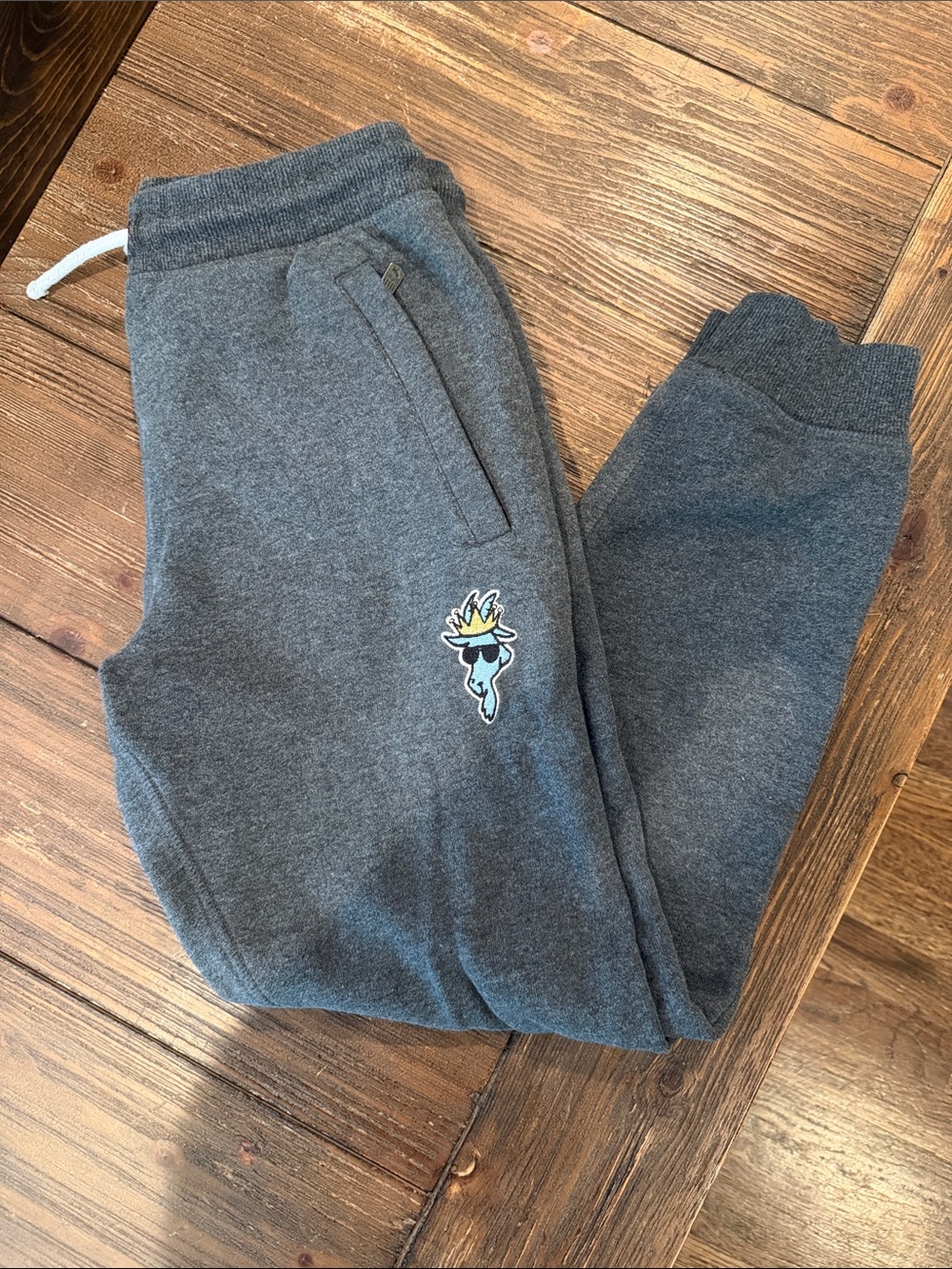 GOAT USA Youth Large Jogger Sweatpants Grey